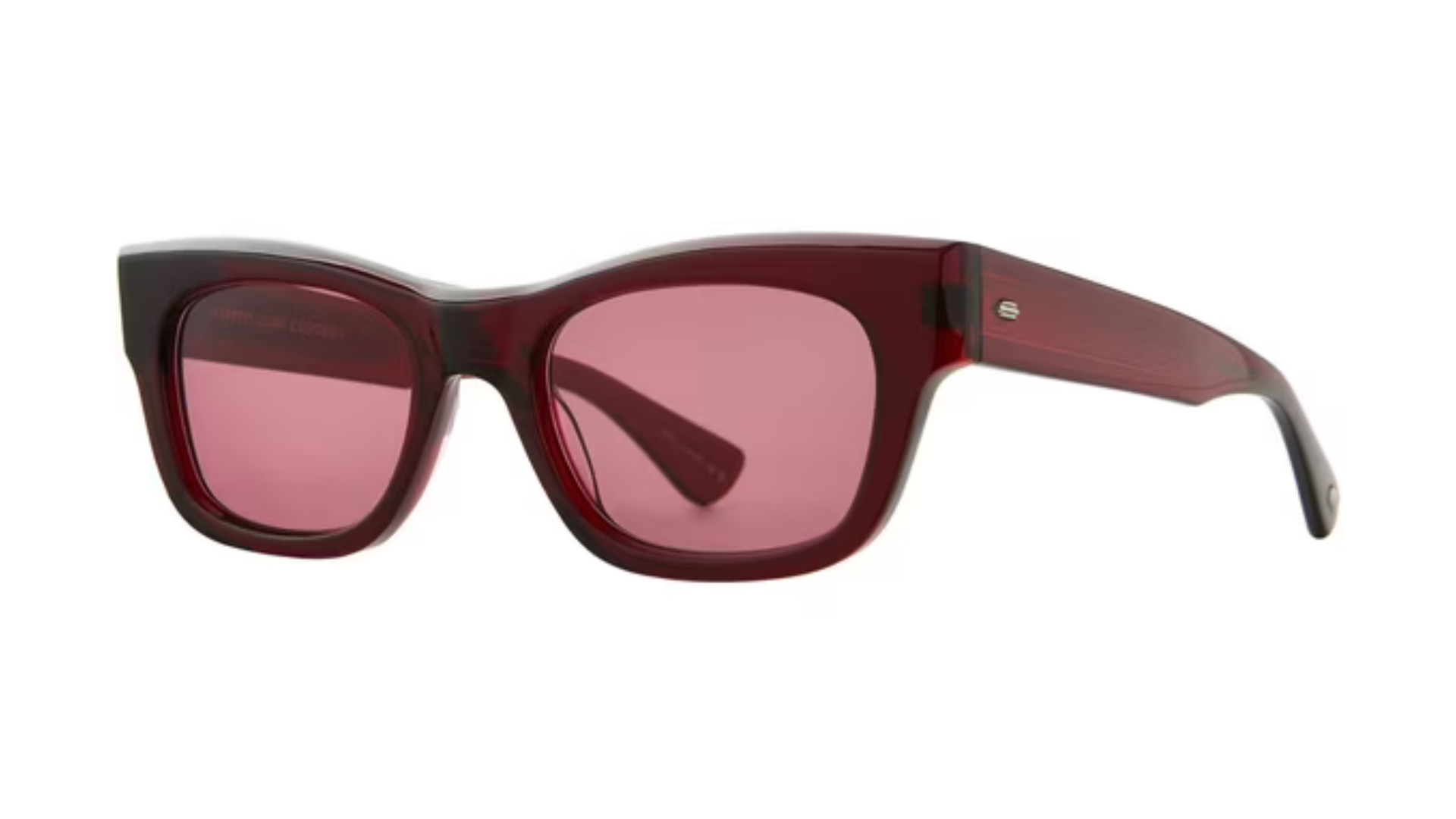 Garrett Leight WOZ - Merlot (MER/LI) side