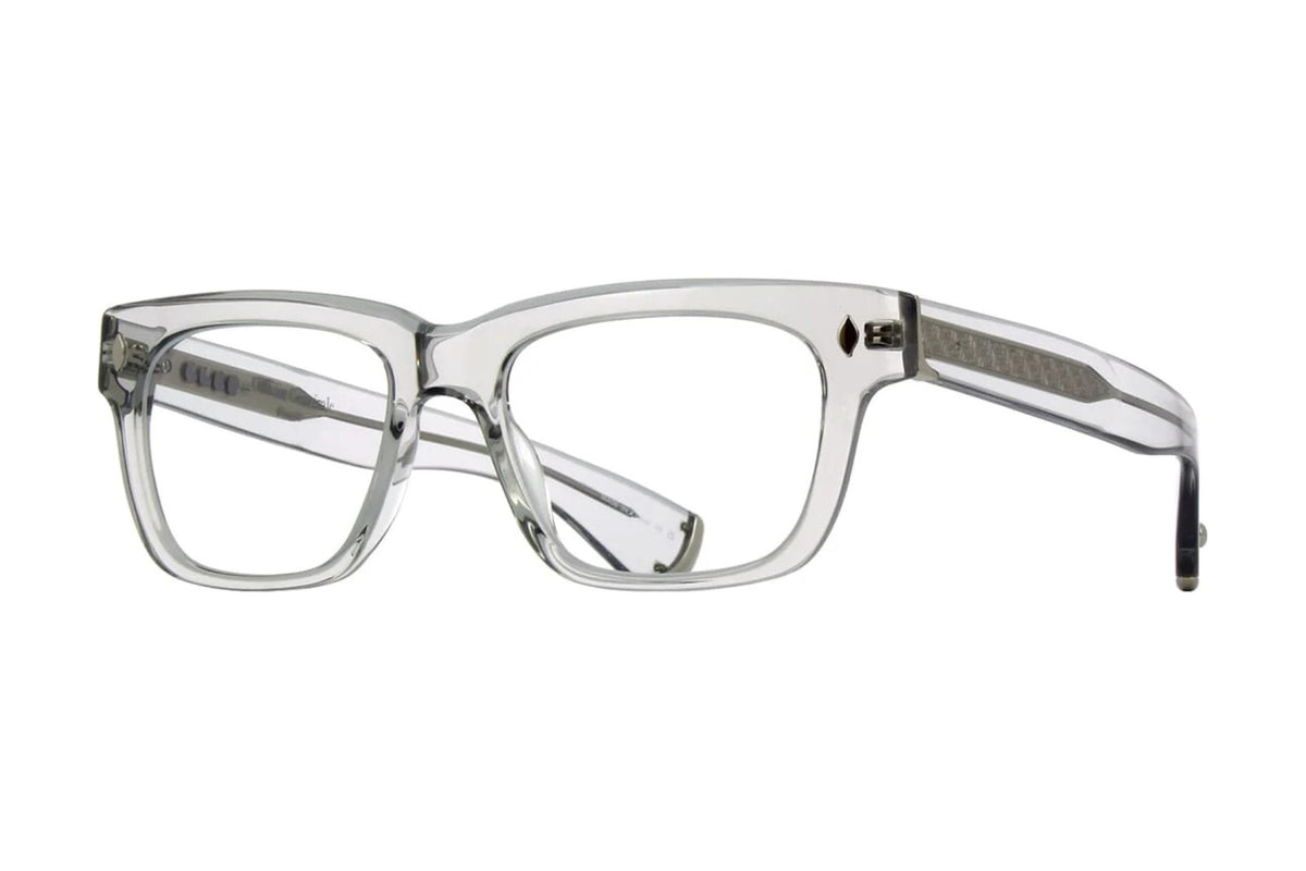 Garrett Leight OFFICINE GENERALE Large / Crystal (LLG) side