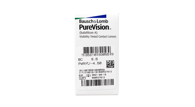 Purevision Contact Lens Powers
