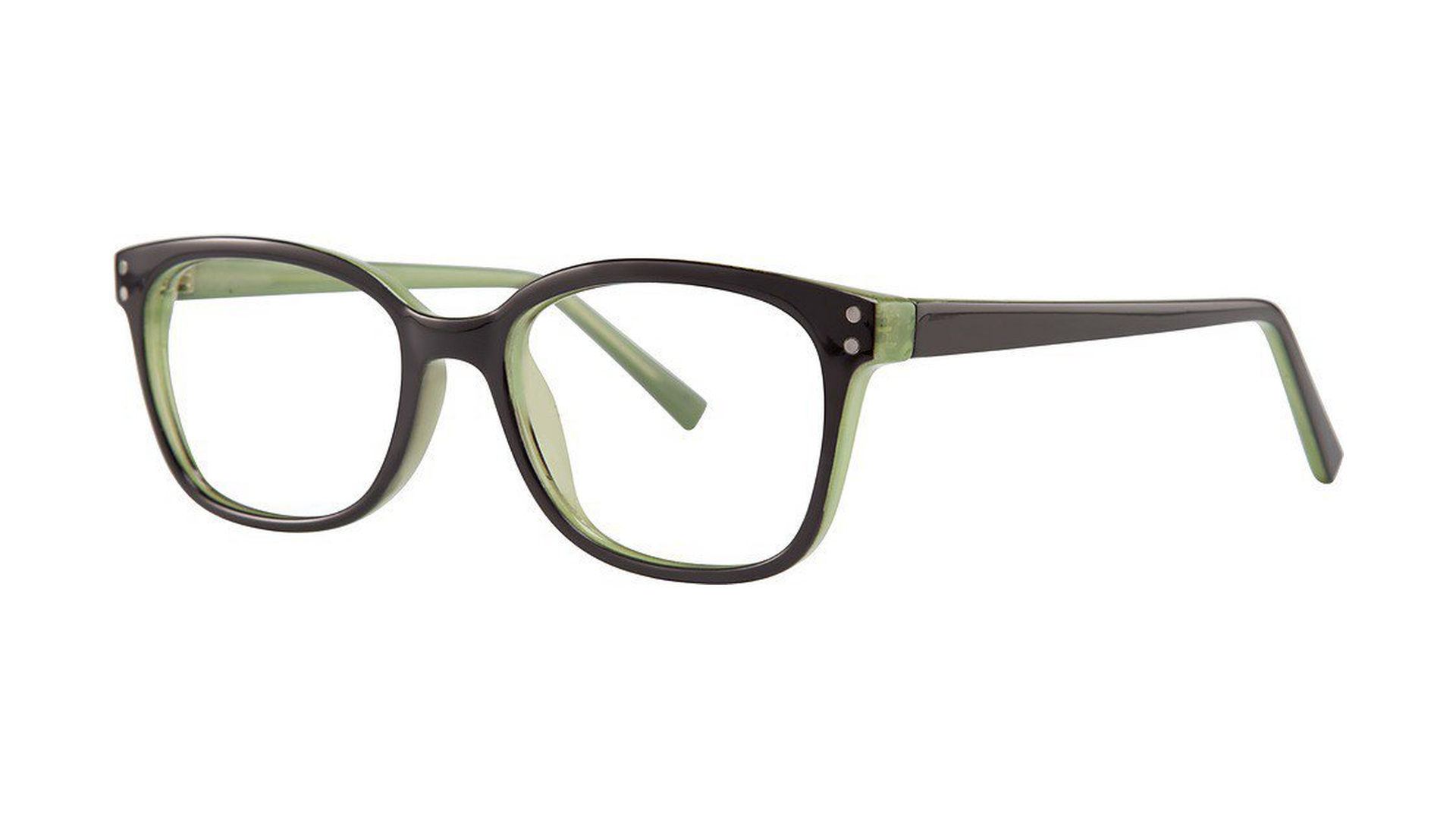 Advice Eyeglasses - Black/Olive 3/4