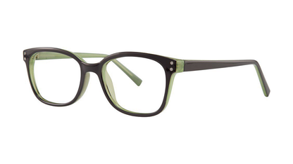 Advice Eyeglasses - Black/Olive 3/4