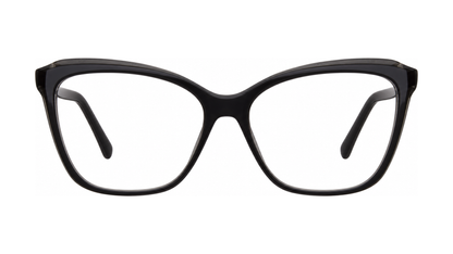 Davina Eyeglasses - Black/Crystal