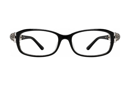 Dee Eyeglasses Black/Crystal