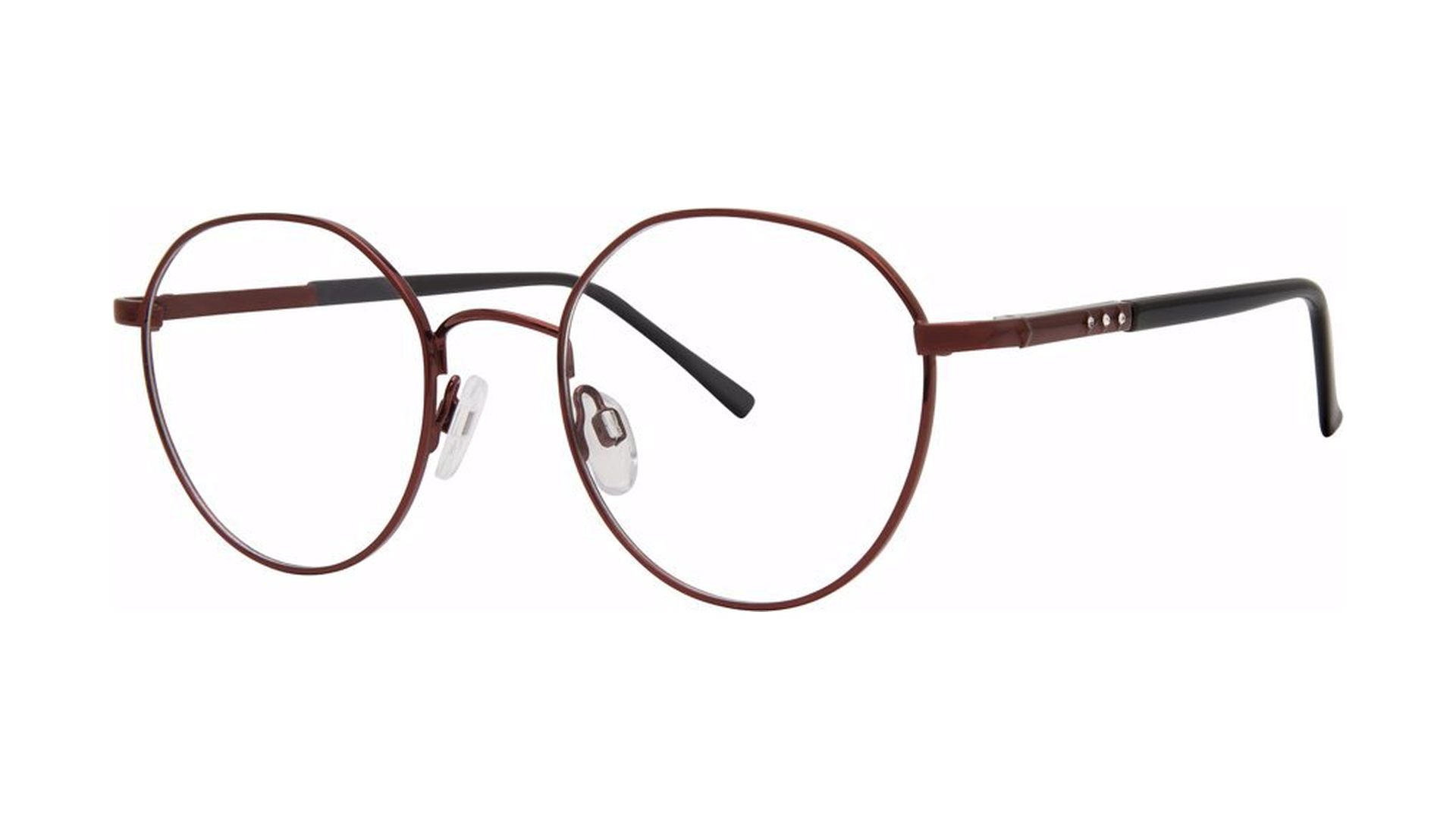 Addison Eyeglasses - Burgundy angle