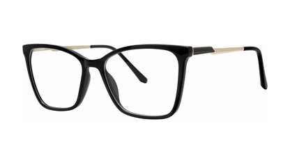 Attention Eyeglasses - Black/Gold angle