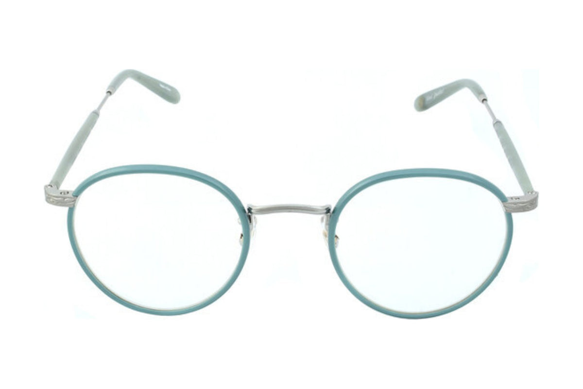 Garrett Leight WILSON Small / Sage Pearl-Brushed Silver-Seafoam (SPL-BS-SF)