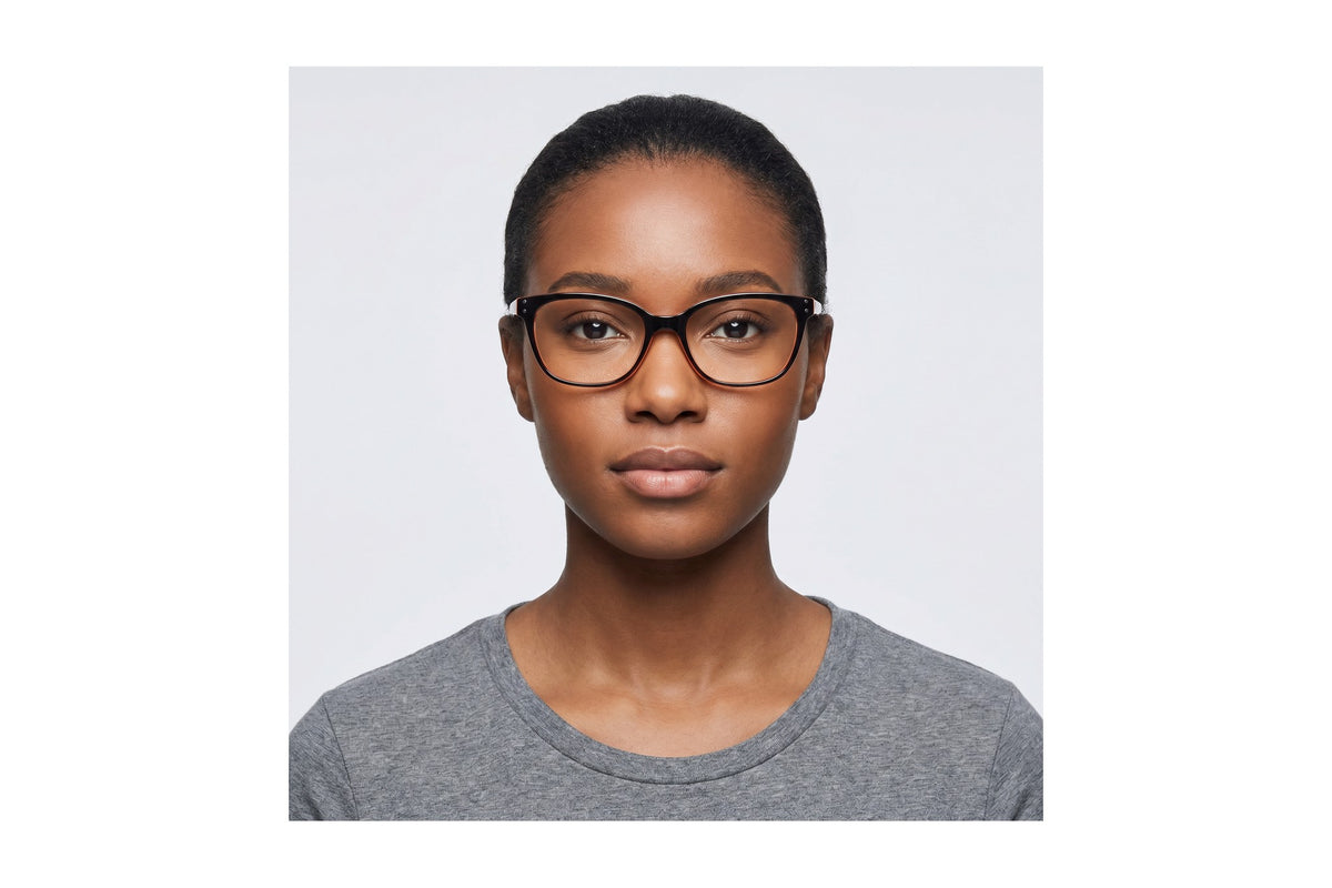 Advice Eyeglasses Black/Mauve side