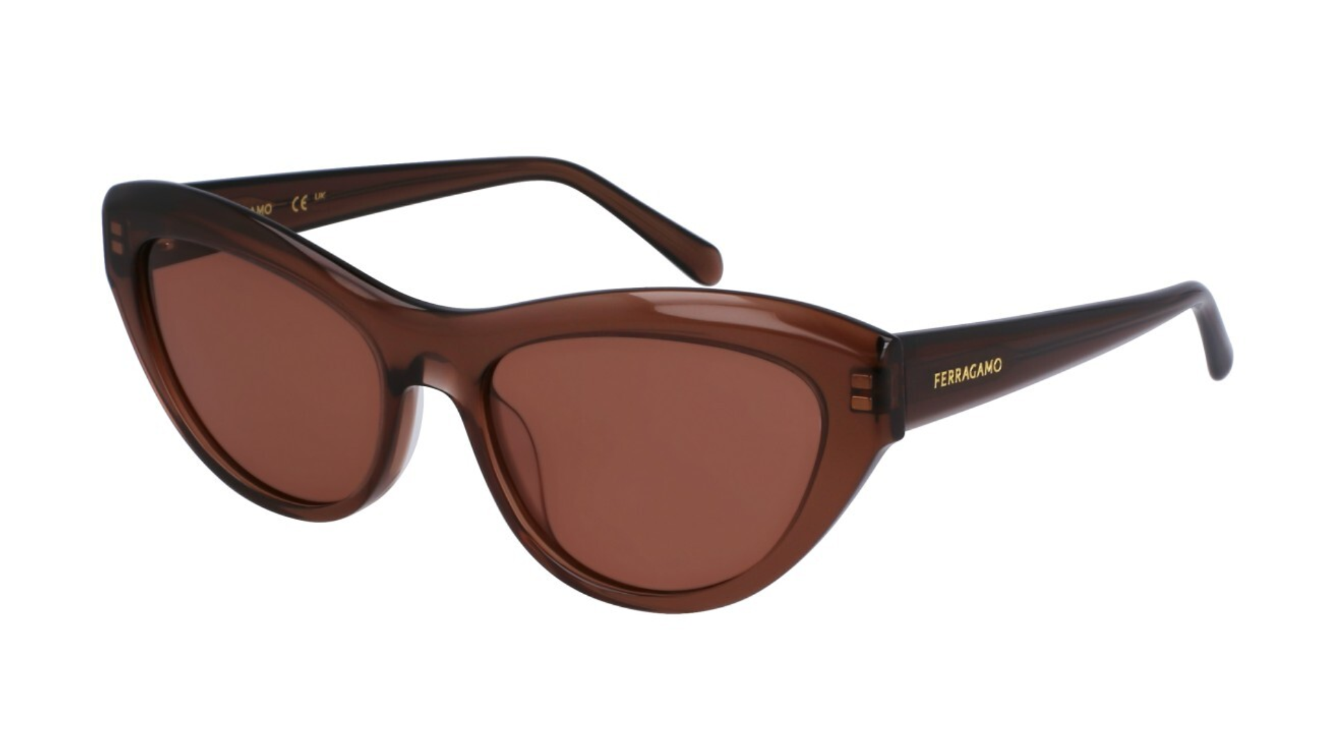 Salvatore Ferragamo SF1103S - Transparent brown (232) side