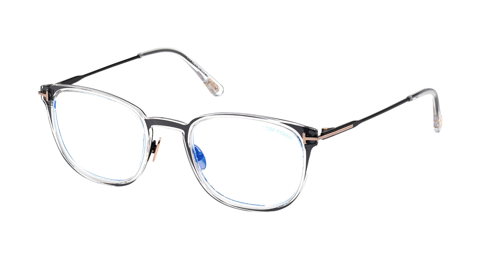 Tom Ford FT5694-B - Shiny Black & Crystal (001) side