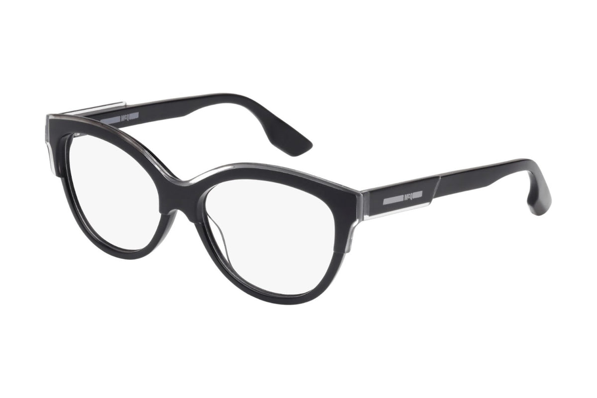 McQ by Alexander McQueen MQ0026O Medium / Black With Black Temples side