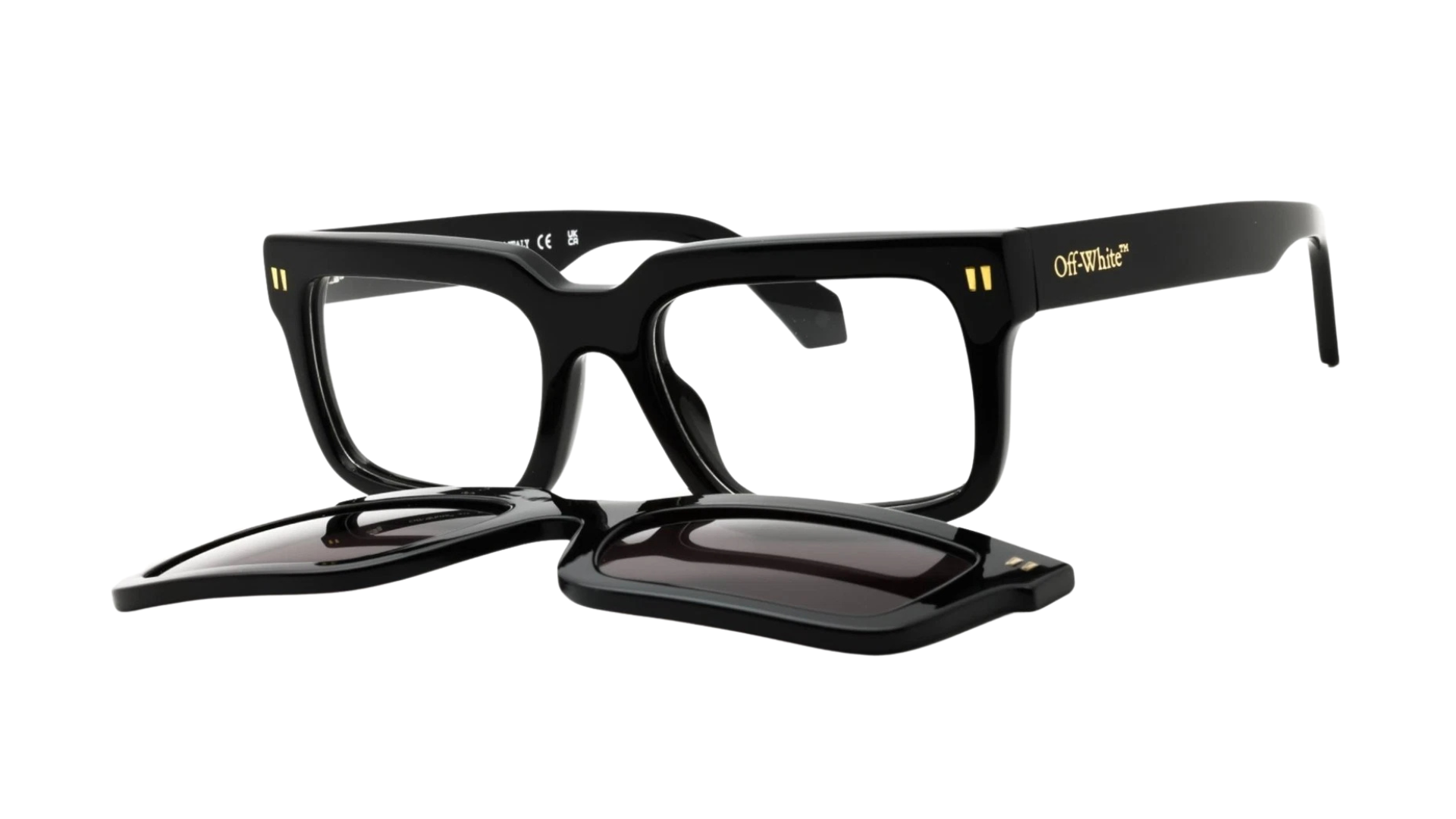Off White CLIP ON2 - Black (OERI130C99PLA0011307) side