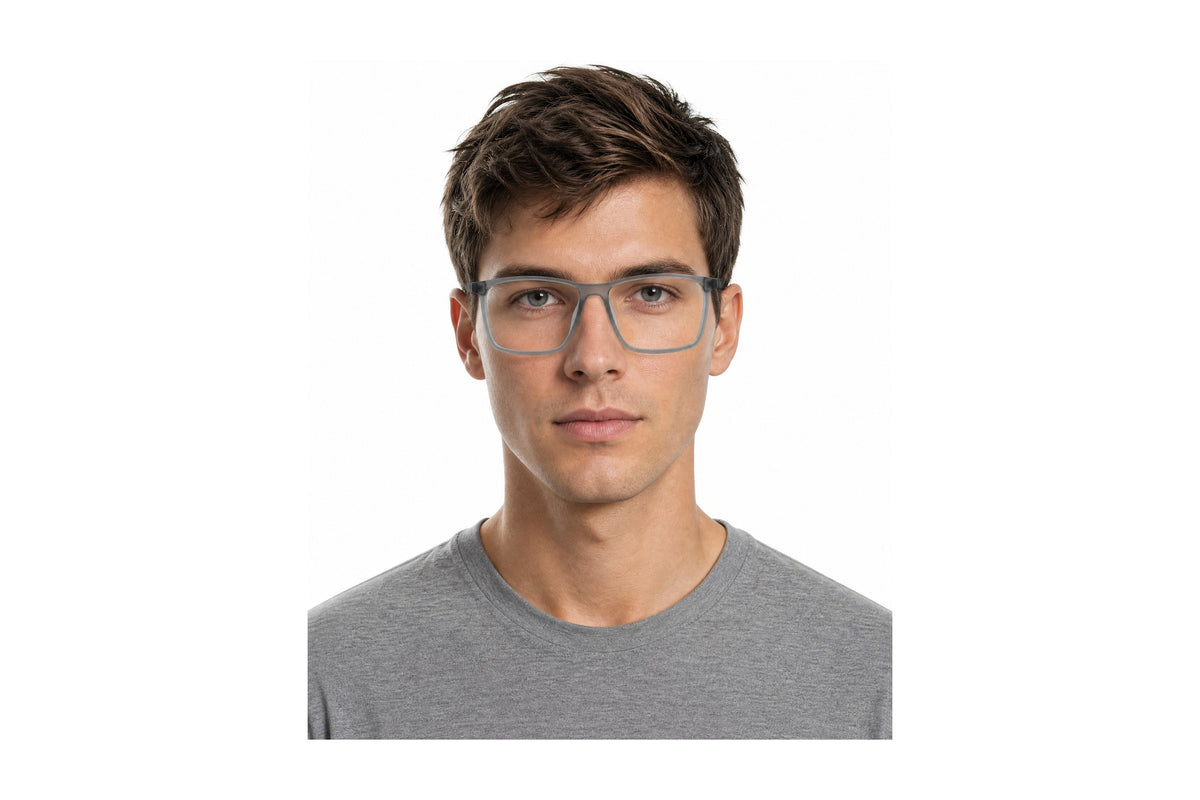 Elwood Eyeglasses Grey Matte side