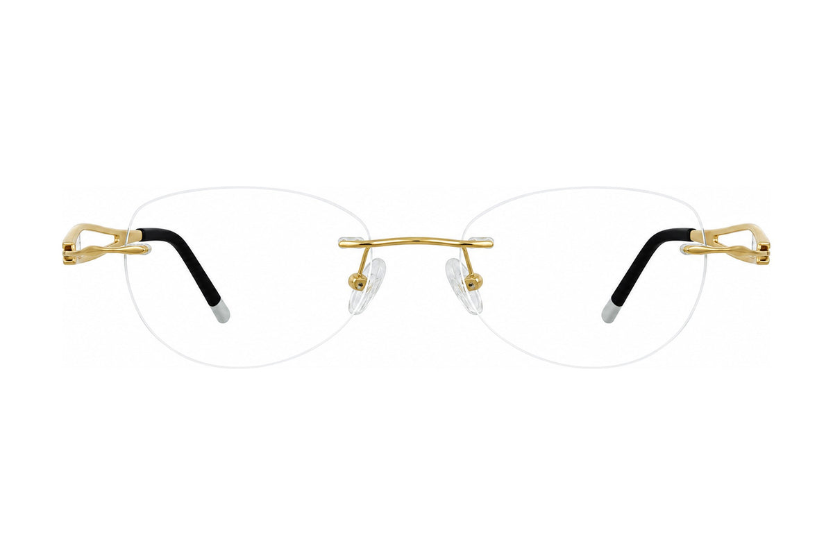 Etiquette Eyeglasses Gold