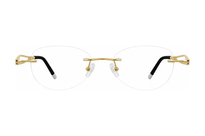 Etiquette Eyeglasses Gold