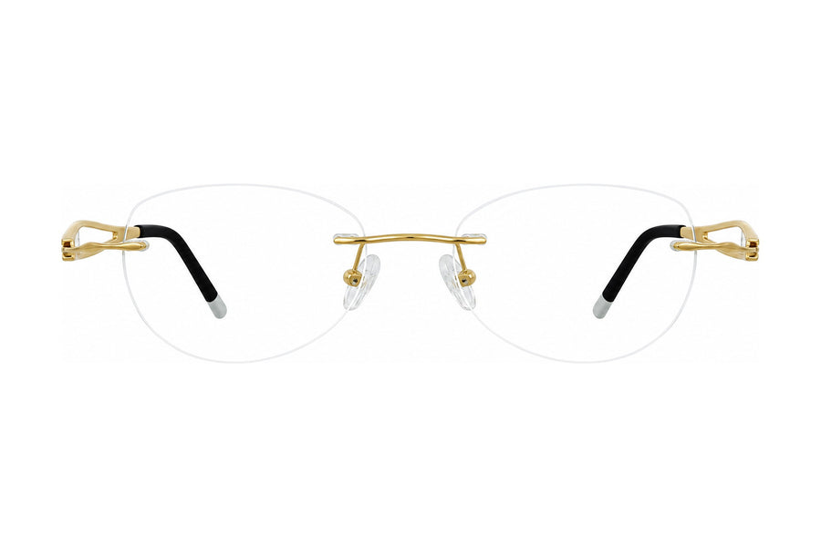 Etiquette Eyeglasses Gold