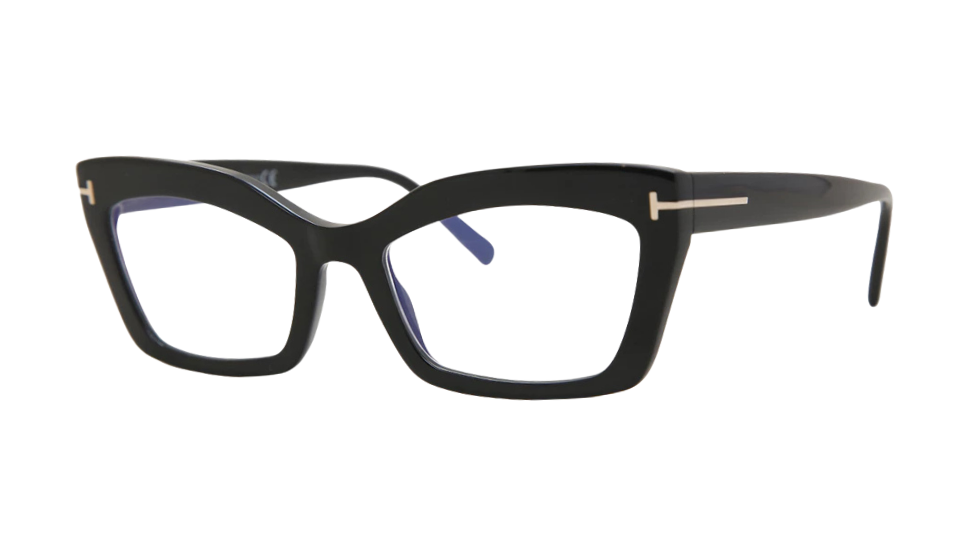 Tom Ford FT5766-B - Black/Blue-Light Block Lens (005) side