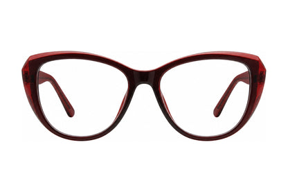 Balmy Eyeglasses Burgundy/Burgundy Crystal