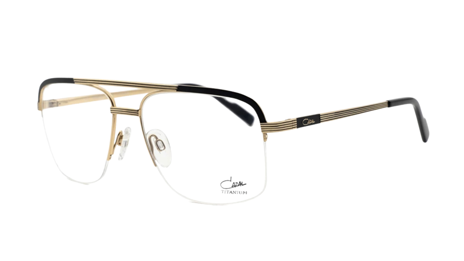 Cazal 7095 - Black/Gold (C001) side