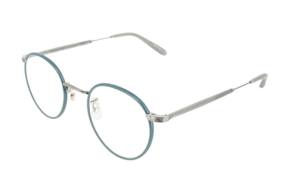 Garrett Leight WILSON Small / Sage Pearl-Brushed Silver-Seafoam (SPL-BS-SF) side
