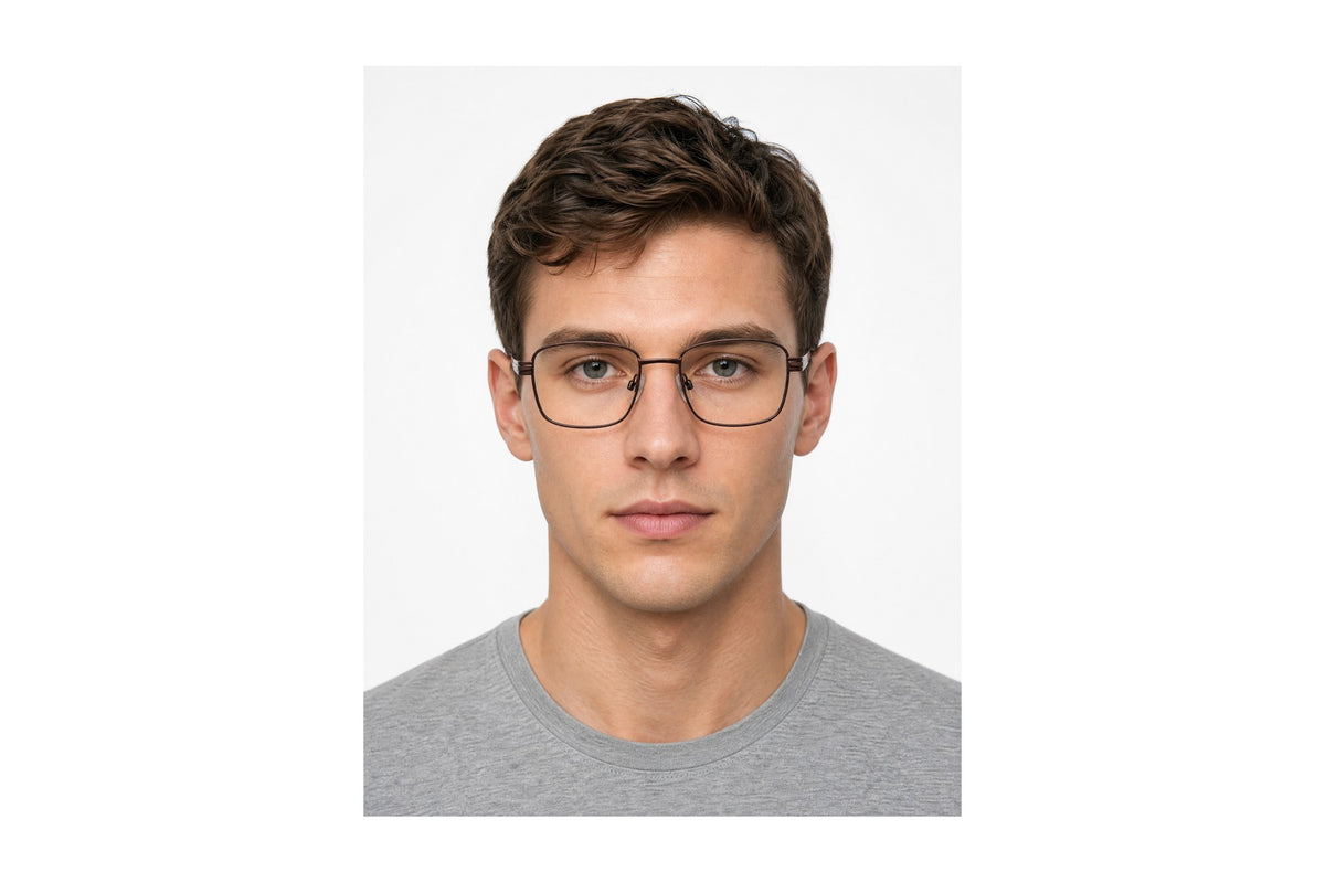 Gravity Eyeglasses Matte Brown/Tortoise side