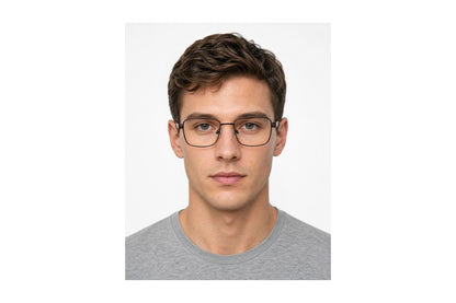 Gravity Eyeglasses Matte Brown/Tortoise side