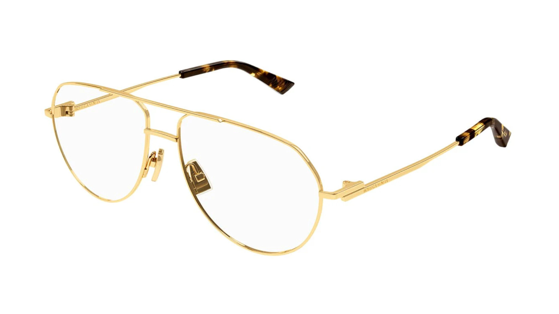 Bottega Veneta BV13020 - Gold/Tortoise (001) side