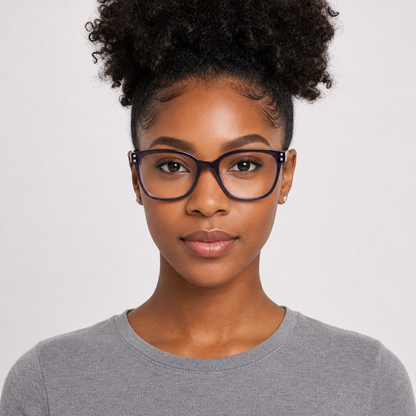 Advice Eyeglasses - Black/Purple lifestyle