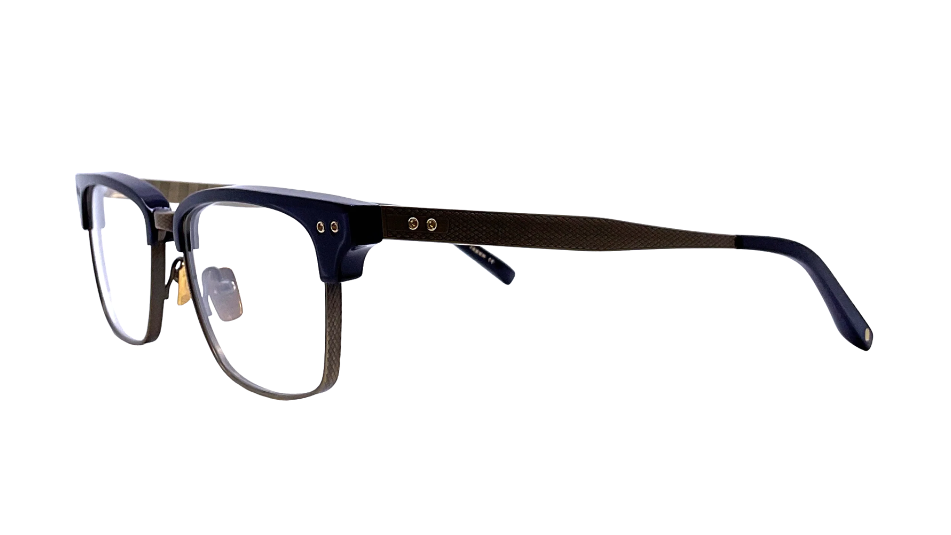 Dita STATESMAN THREE DRX2064 - Navy - Antique Gold (E-NVY-GLD-55-Z) side