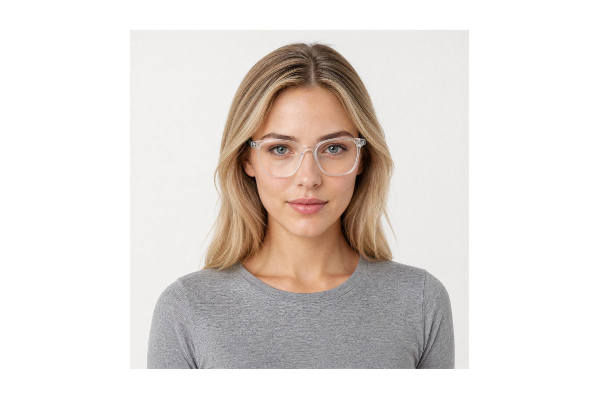 Conserve Eyeglasses Crystal/Black side