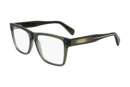 Salvatore Ferragamo SF2953N Large / Green Transparent Khaki side
