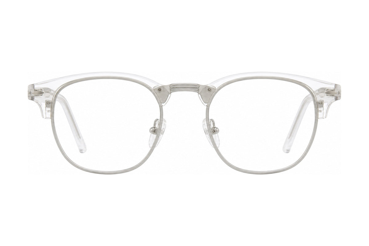 Classic Eyeglasses Crystal/Silver