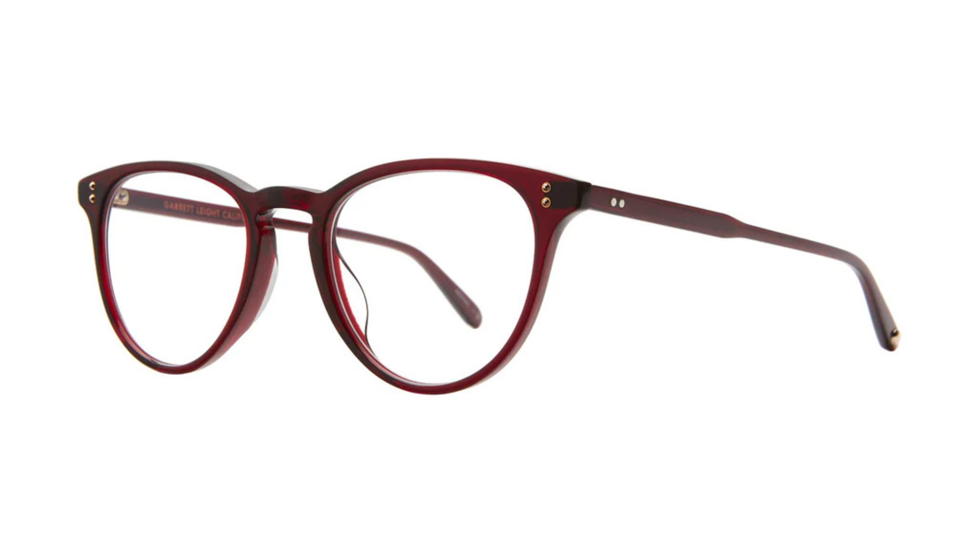 Garrett Leight ALICE - Bio Burgundy (BIO BGY) side