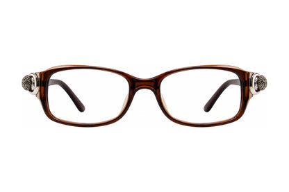 Dee Eyeglasses Brown/Crystal