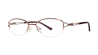 Natasha Eyeglasses - Brown/Gold angle
