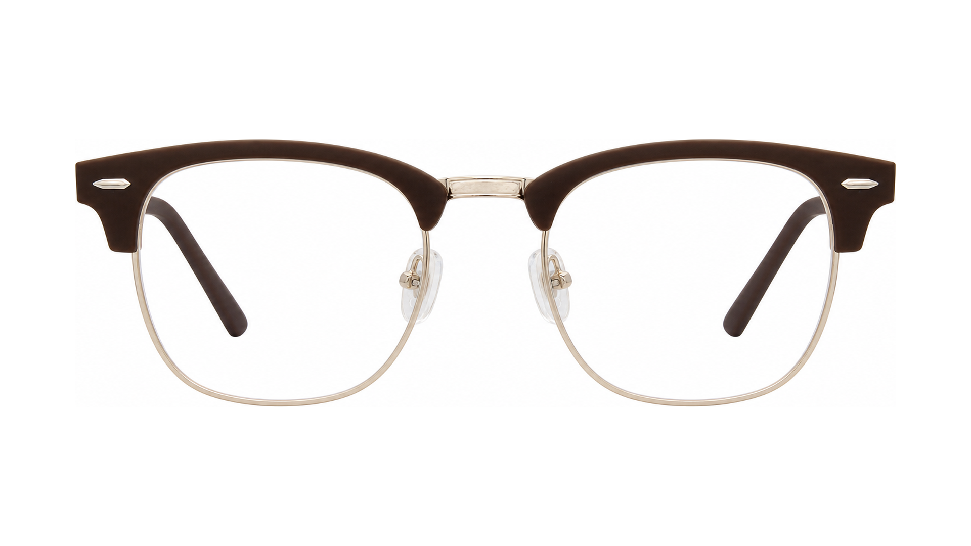 Classic Eyeglasses - Brown Matte/Gold