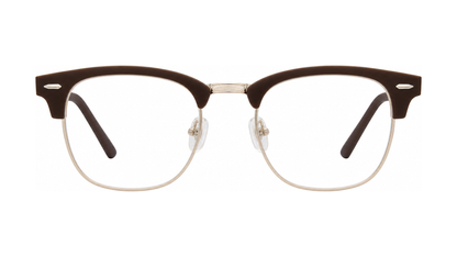 Classic Eyeglasses - Brown Matte/Gold