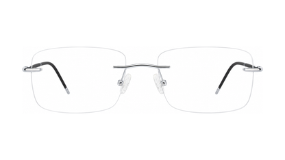 Congress Eyeglasses - Silver/Black
