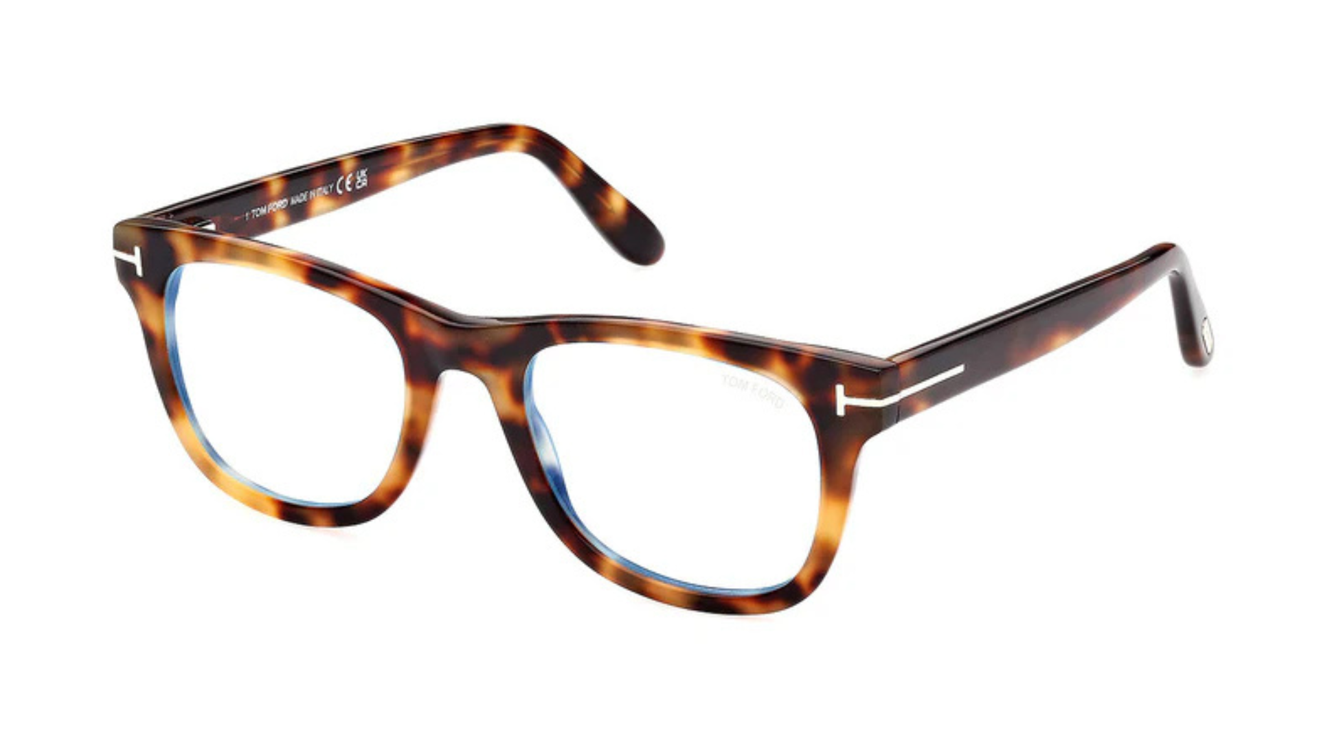 Tom Ford FT5820-B - Shiny Blonde Havana (053) side