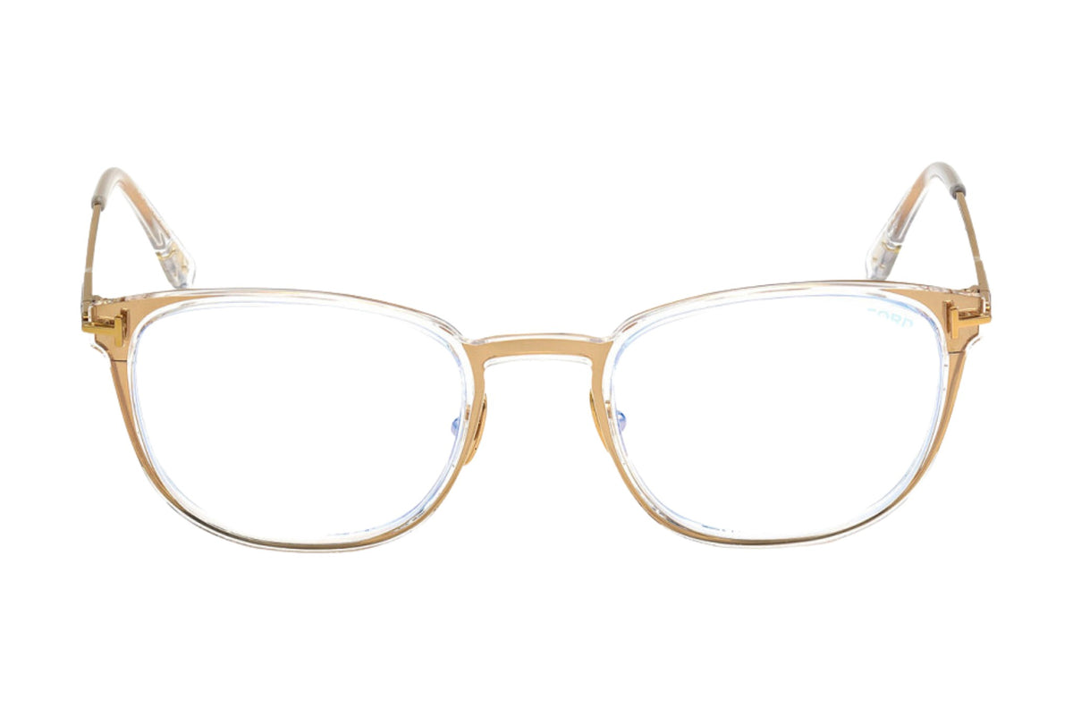 Tom Ford FT5694-B Medium / Shiny Deep Gold/Shiny Crystal (030)