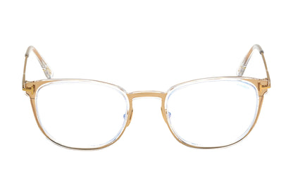 Tom Ford FT5694-B Medium / Shiny Deep Gold/Shiny Crystal (030)