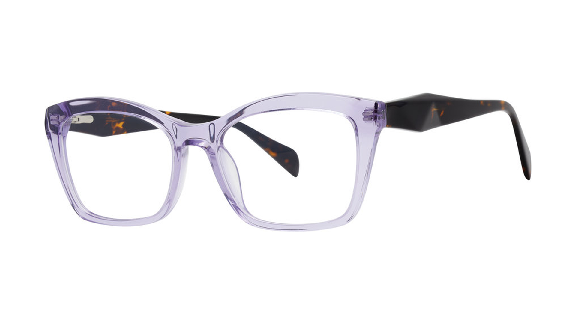 Fabiana Eyeglasses - Lilac Cry/Tortoise angle