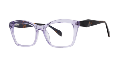 Fabiana Eyeglasses - Lilac Cry/Tortoise angle