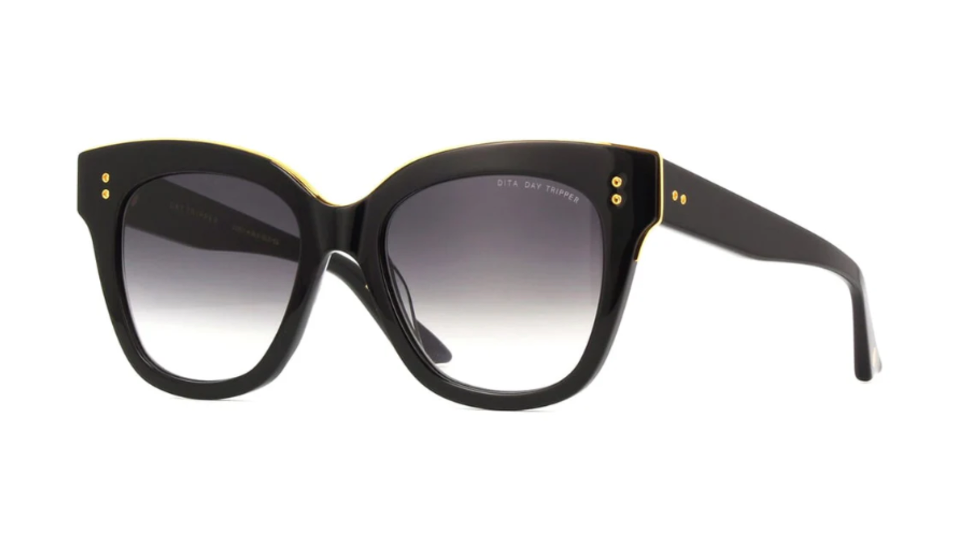 Dita DAY TRIPPER - Black - 18K Gold (22031 A) side