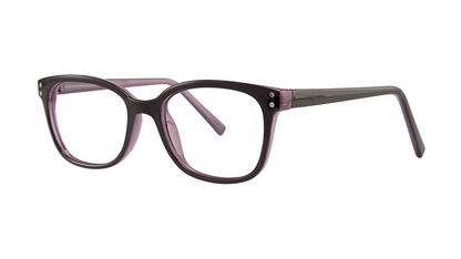 Advice Eyeglasses - Black/Purple 3/4