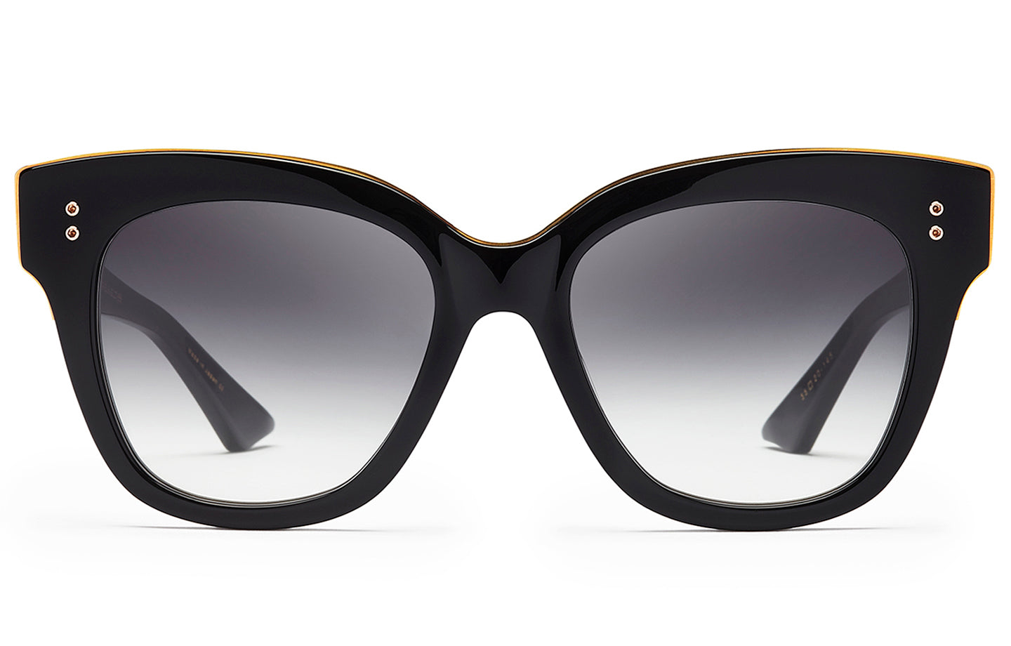 DITA DAY TRIPPER - Black - 18K Gold (22031-A-BLK-GLD-55-Z)