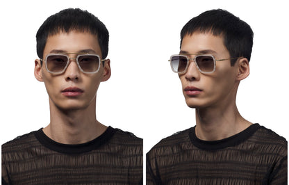 DITA FLIGHT.006 - Smoke Grey Crystal - Black Palladium (7806-A-SMK-PLD-52-Z) lifestyle