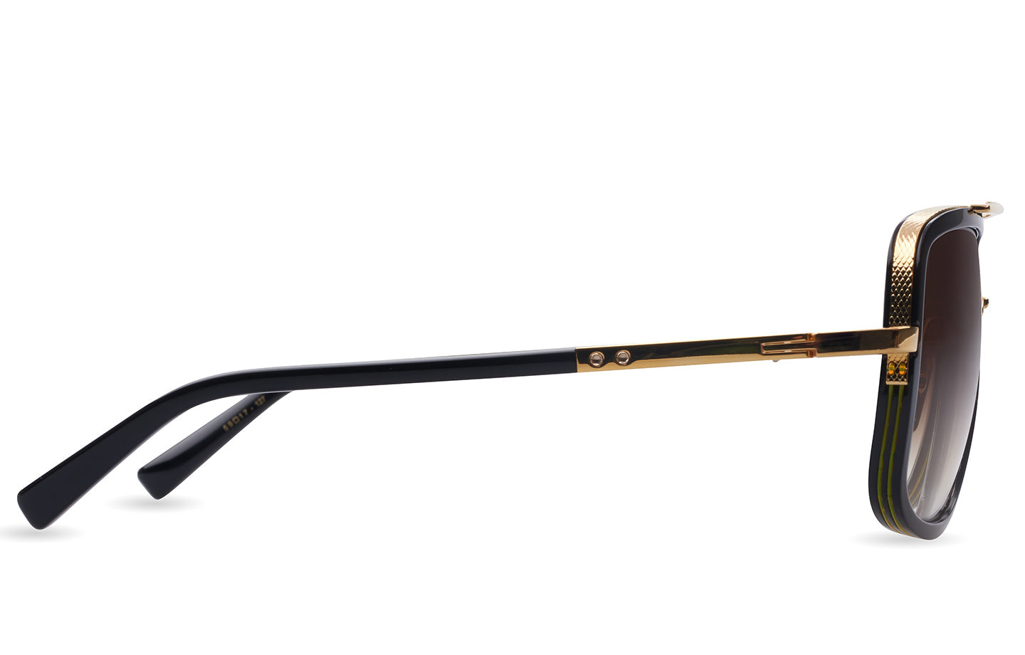 DITA MACH-ONE - Shiny 18K Gold and Black (DRX-2030B-59-Z) side