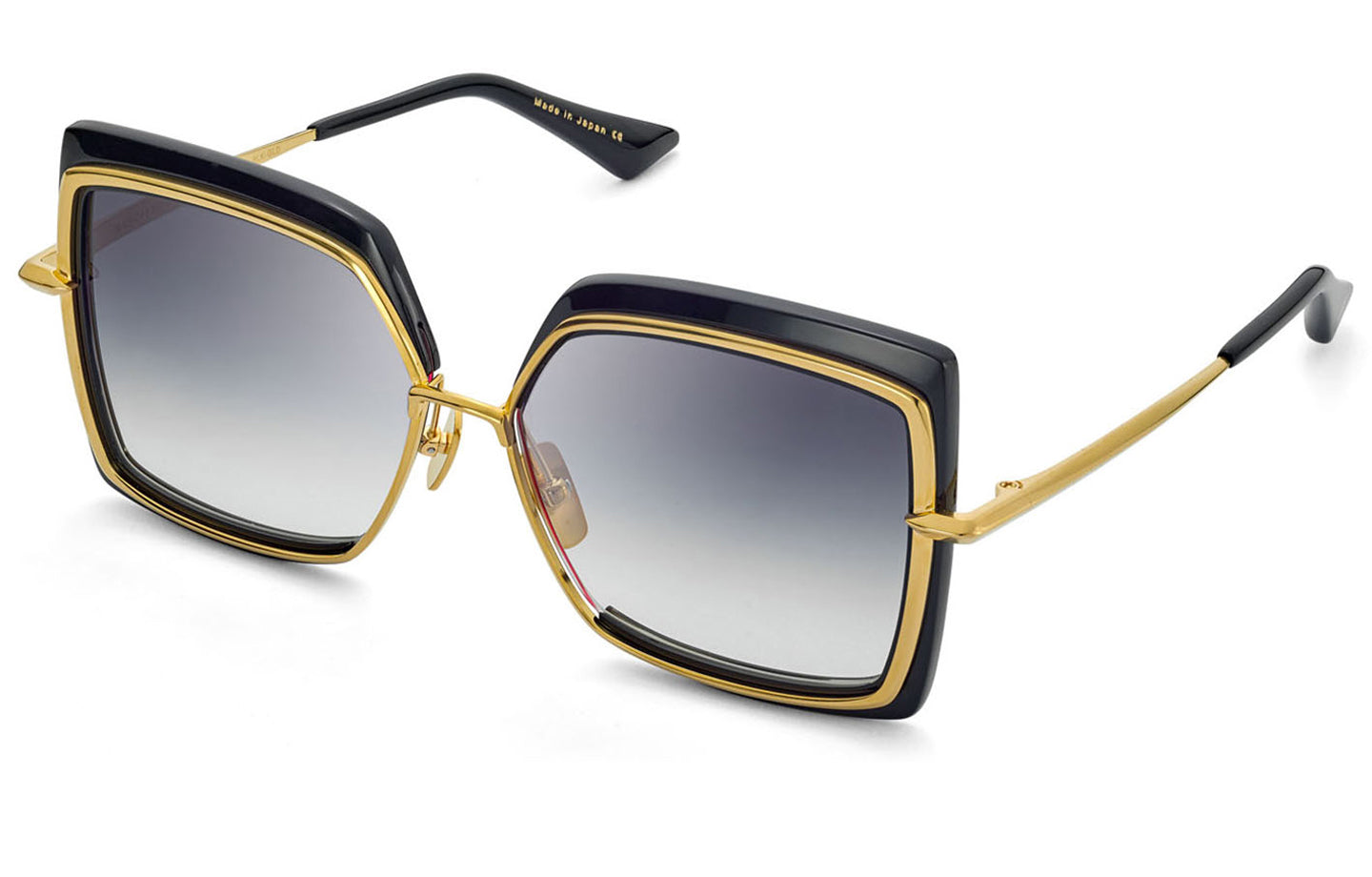 DITA NARCISSUS - Black - Yellow Gold (DTS503-58-01-Z) 3/4