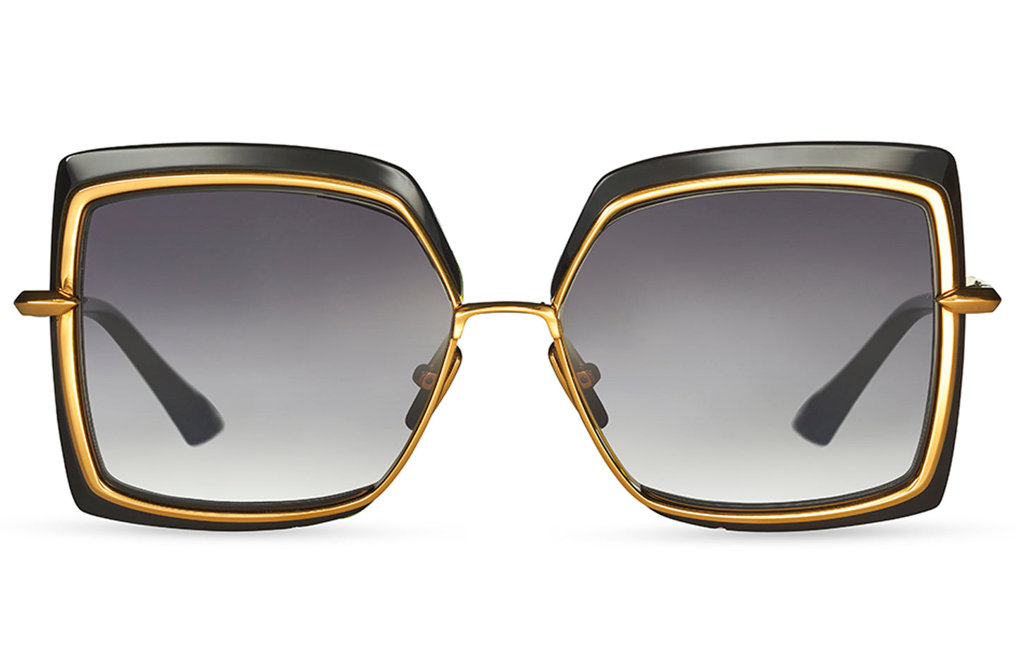 DITA NARCISSUS - Black - Yellow Gold (DTS503-58-01-Z)