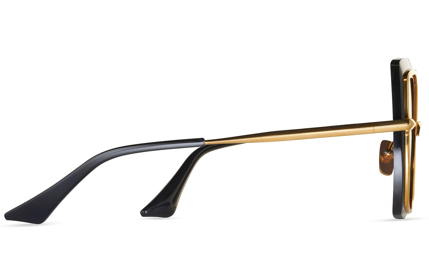 DITA NARCISSUS - Black - Yellow Gold (DTS503-58-01-Z) side